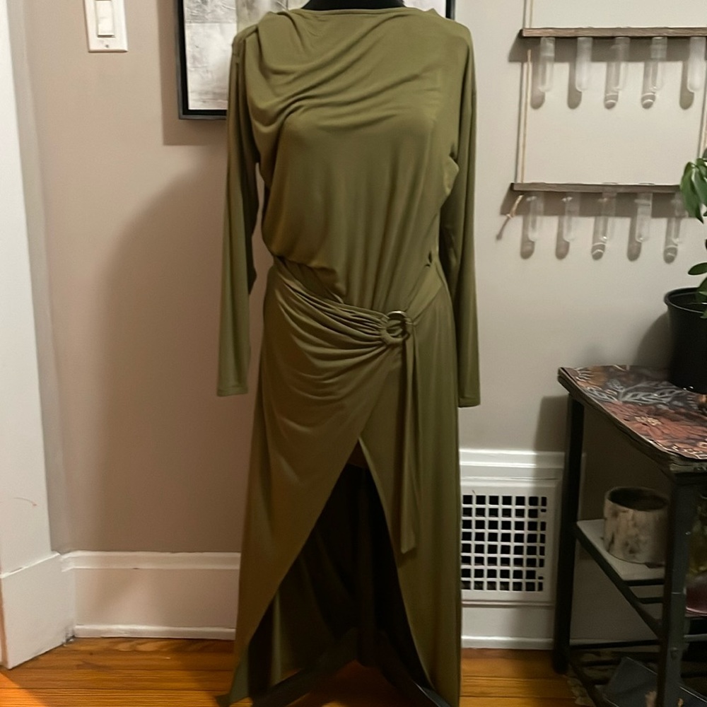 Free People olive dress
